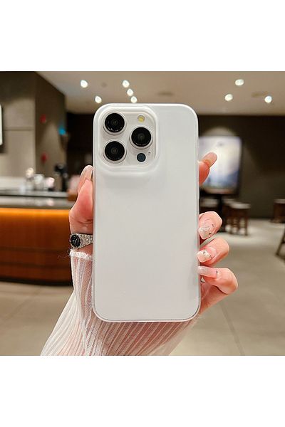 Choice For Iphone 13 White Ultra Thin Matte Clear Phone Case For Iphone 16 15 14 Plus 11 12 Mini 13 Pro Max