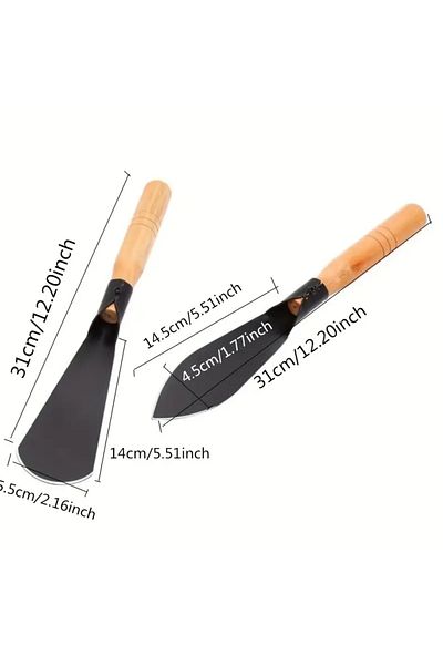 Choice 2pcs Multifunctional Garden Tool Shovel Dig Wild Vegetables Drive Sea Plant Flowers Shovel Soil Thic