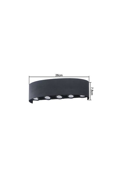 EnwYe 3000k 10w LED Wall Lamp Outdoor IP65 Waterproof Up Down luminous lighting Indoor Stair Garden Sconce