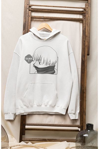 Fuddy Moda Φούτερ με κουκούλα Unisex Toge Inumaki, Φούτερ με κουκούλα με θέμα Anime Jujutsu Kaisen