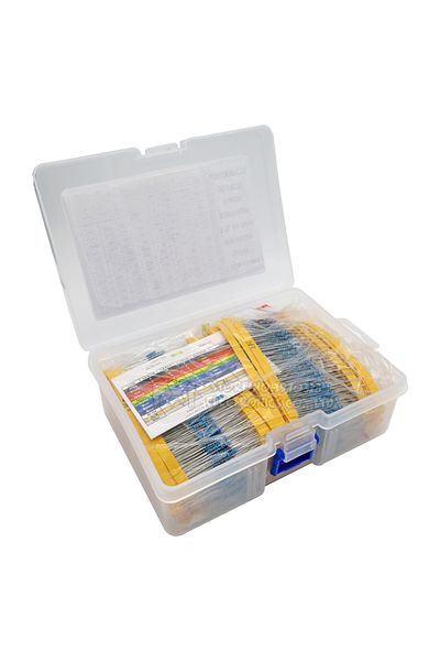 Choice 1-4w 130valuesx20pcs 2600pcs/lot 130 Values 1/4w 0.25w 1% Metal Film Resistors Assorted Pack Kit Set