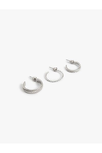 Koton Hoop Earrings Set of 3