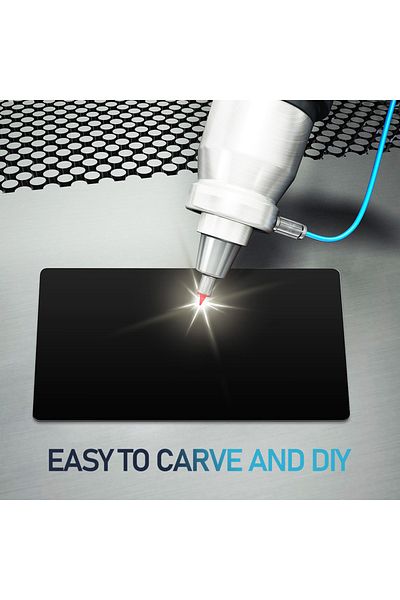 Choice 50/100pcs Blank Engraved DIY Visiting Cards Laser Engraving Mark Aluminium Alloy Metal Sheet Busi...