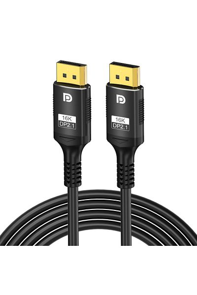 Choice كابل DisplayPort 2.1 بدقة 16K بطول 3 أمتار، كابل DisplayPort بدقة 8K، كابل فيديو DP 2.1 بدقة 8K، كابل DP إلى DP بدقة 16K بمعدل 30 هرتز، كابل 8K بمعدل 60 هرتز، 12