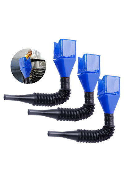 Choice 3PCS 1/3pcs Telescopic Car Refueling Funnel Universal Engine Oil Gasol...
