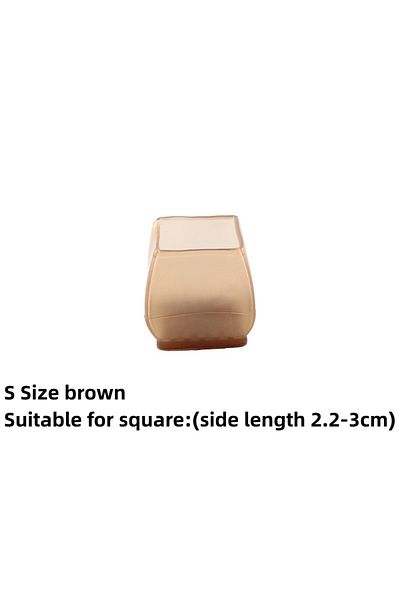 Choice 8pcs H-Square-S 8/16pcs Silicone Chair Legs Non-Slip Pads Furniture Sofa Feet Anti-noise Sock Cover
