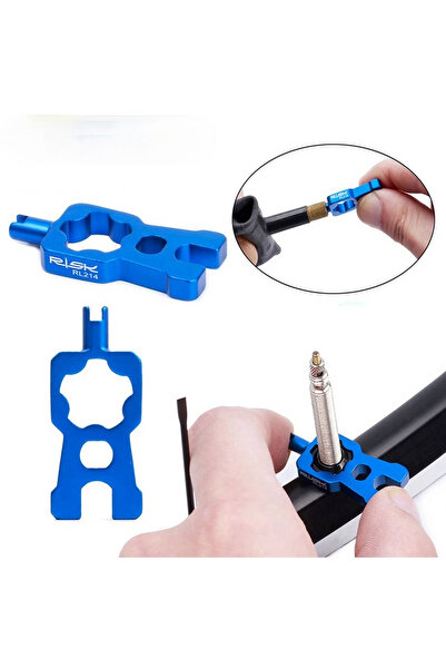 Choice Blue 4 IN 1 Portable Repair Bicycle Valve Tools Valve Core Wrench MTB ...