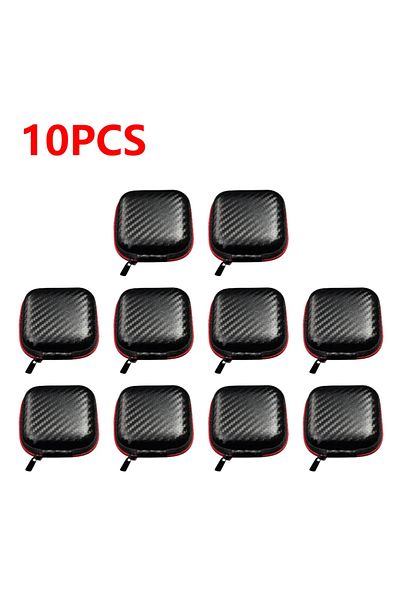 ALLOYSEED 10pcs Wireless Headset Storage Box Eva Earphone Charging Cable Storage Case Anti-pressure Wear-resis