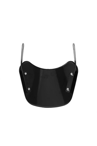 Choice Black For Yamaha Kawasaki Suzuki Cafe Racer For Harley Honda Motorcycle Universal Black Windshield W