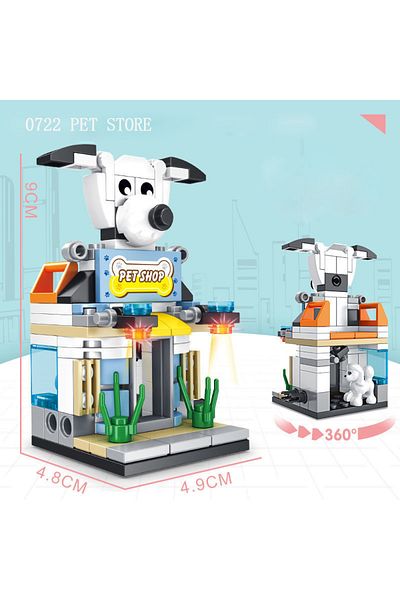 Choice 0722 Stackable Building Blocks Toy With 8 Pieces Set For Improving Hands-on Ability Of Boys And Girl