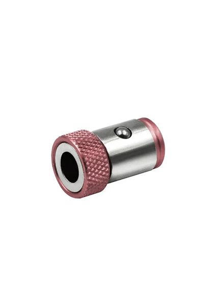Choice Red 1pc 6.35mm Universal Magnetic Ring Alloy Magnetic Ring Screwdriver Bit Anti-corrosion Strong Mag