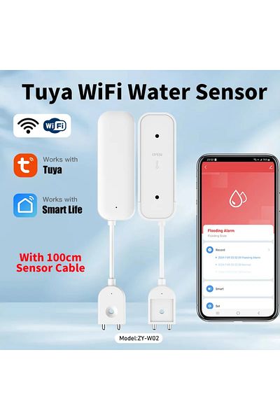 Choice Wifi Version Tuya Smart Wifi Water Leakage Sensor Alarm Water Level Detector Flood Leakage Sensor Ap