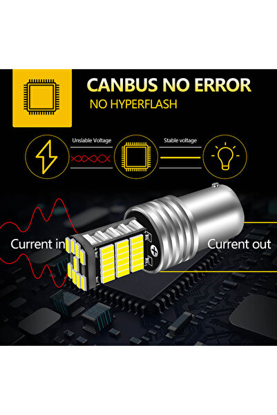 Choice Aileo 2pcs 1156 BA15S P21W Car LED Reverse Light Bulb 45pcs 4014SMD For VW Passat B5 B6 Golf Canb...