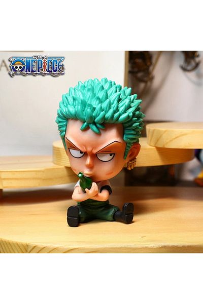 Choice 04 8-10cm Anime Figure One Piece Monkey D Luffy Roronoa Zoro Kawaii Toys Q-version Figural Nendoroid