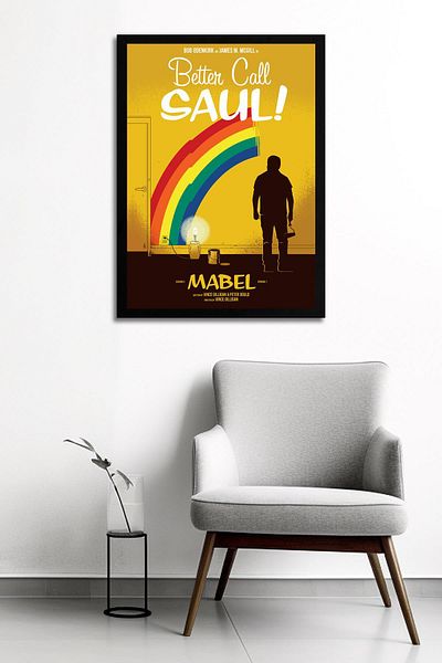 Saturn Better Call Saul Framed Painting - Saul Goodman Poster Painting