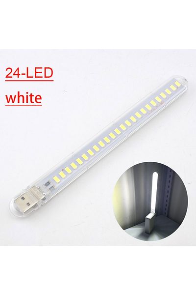 Choice 24led White 1pc Portable Mini 3/8/10/20/24 Led 5v Usb Dc Warm White Lamp Book Reading Flashlight Ni