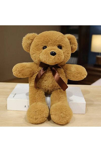 Choice 30cm Light Brown 30cm 16 Styles Bear Plush Toy Soft Stuffed Animal Doll Small Pink Gray White Teddy