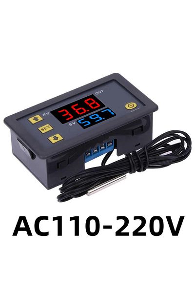 Choice Ac 110-220v Dc 12v/24v Ac110-220v Probe Line 20a Digital Temperature Control Led Display Thermostat