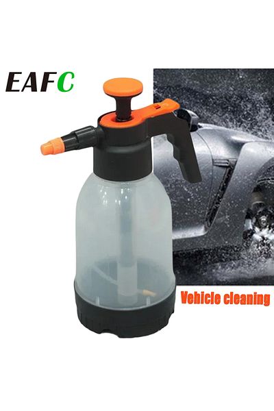 EAFC 1.2l Car Wash Spray Bottle Wash Can Hand-held Car Wash Watering Car Home Gardening Air Press...