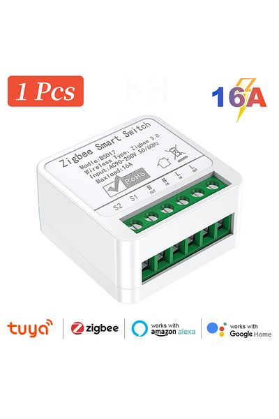 Choice Zigbee 1pcs Zigbee2mqtt Zigbee3.0 Mini Light Smart Diy Switch 2way 16a Module Control Smart Relay Au