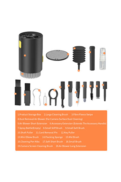 Choice مجموعة تنظيف لوحة المفاتيح والهاتف والكمبيوتر اللوحي متعددة الوظائف با...