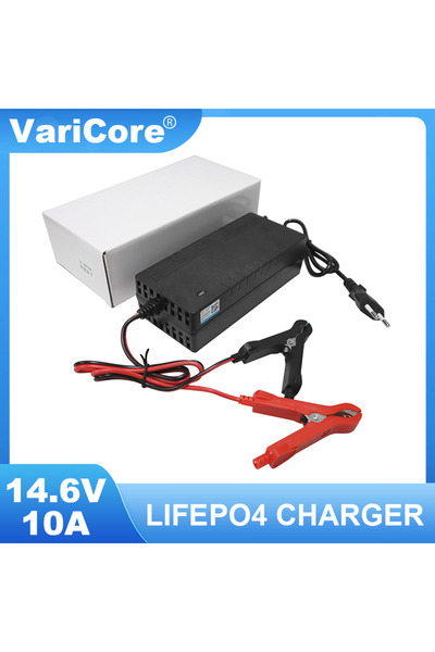 Choice شاحن Lifepo4 14.6 فولت 10 أمبير EU JIA ZI VariCore 12 فولت 10 أمبير 14...