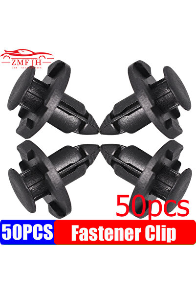 Choice 50 قطعة/المجموعة من مشابك تثبيت بلاستيكية لحاجز الصدمات للسيارات مقاس ...