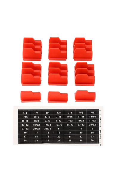 Choice Red Wrench Holder Wrench Rack Holder Capacity Multifunctional Compact Abs Magnetic Modular Wrench Or