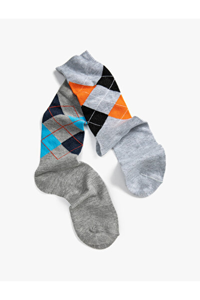 Koton Комплект заглушок на 2 гнізда з геометричним візерунком