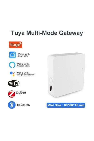 RSH بوابة متعددة النماذج Tuya Smart Gateway Hub بوابة متعددة النماذج جسر المنزل الذكي واي فاي بلوتوث Zigb