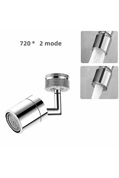 Choice موسع صنبور من الفولاذ المقاوم للصدأ فضي اللون يدور 720 درجة، بخاخ صنبو...