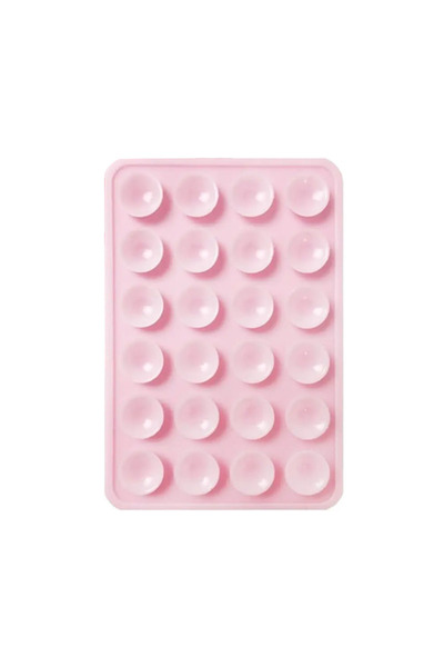 Choice غلاف هاتف وردي من السيليكون مع حامل هاتف غير قابل للانزلاق مع كوب شفط،...