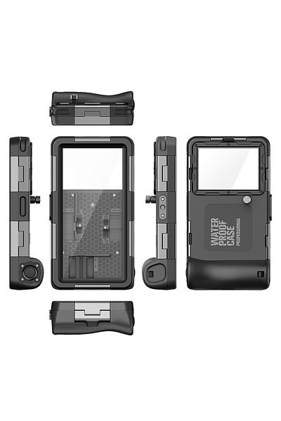 Choice Pc Case & Strap For Phone Series(6.9") Black Black Shellbox Newly Upgraded Multicolor Ip68 Standard