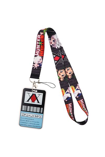 Choice 1 Credential Holder Anime Neck Strap Keychain Lanyard Credit Card Holders Diy Hanging Rope Keyring .