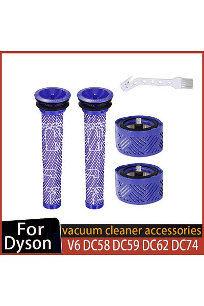 Choice 4pcs Hepa Post Filters For Dyson V6 Dc58 Dc59 Dc62 Dc61 Dc74 Animal Absolute Cordless Vacuum Cleaner