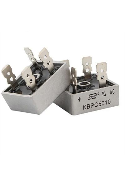 Choice 2PCS/Lot KBPC5010 Diode bridge rectifiers diodes 50A 1000V KBPC 5010 power rectifier diode electr...
