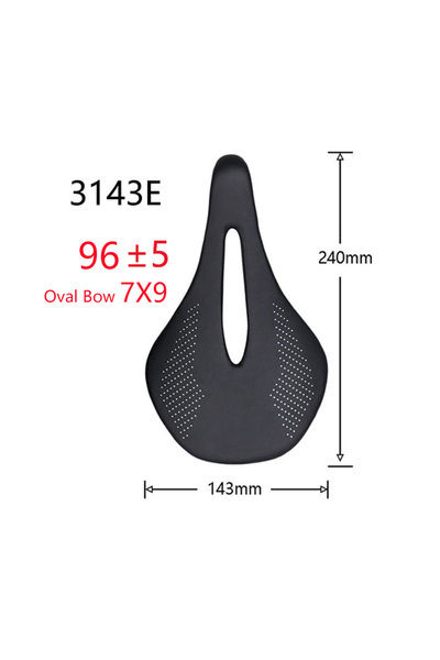 Choice 3143E rail-7x9mm 96g Super Light Full Carbon Saddle MTB/Road Bike Sadd...