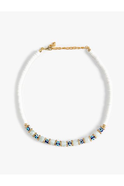 Koton Fimo Necklace with Evil Eye Beads