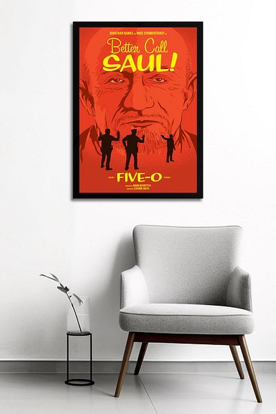 Saturn Better Call Saul Framed Painting - Saul Goodman Poster Painting
