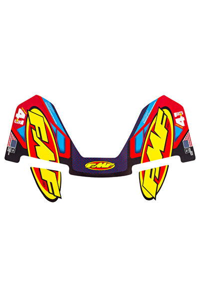 Choice 26x15 سم F509 PVC 26x15 سم لملصق FMF 4T أنبوب كاتم صوت عادم الدراجات ا...