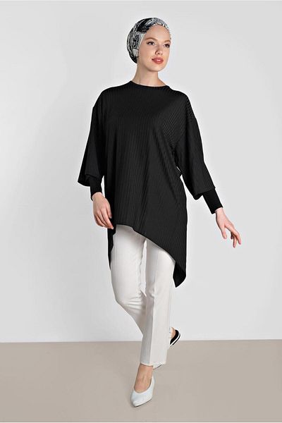 TRENDTESETTÜR Black Hazel Tunic T-4494 - Women's 38/44 Tek40
