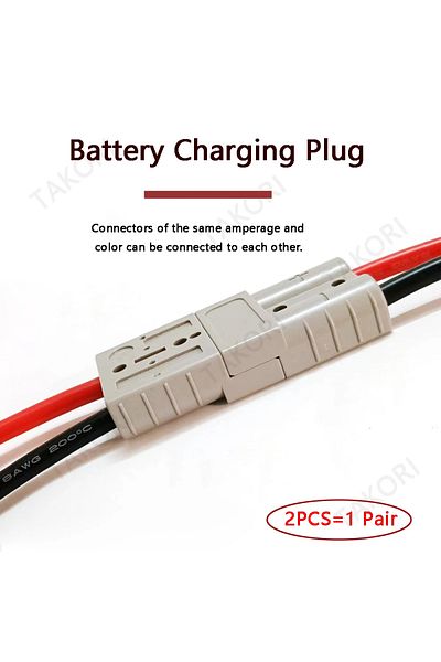 Choice 50A 120A 175A High Current 2 Pin Power Connector With 8/6/4/2/0 AWG Super Soft Silicone Cable For...
