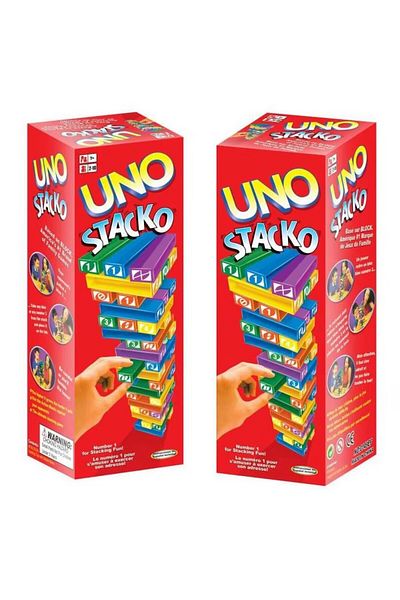 Choice UNO Stacko Card Board Games Family Entertainment Party Early Education Puzzle Stackoed Blocks Toy...