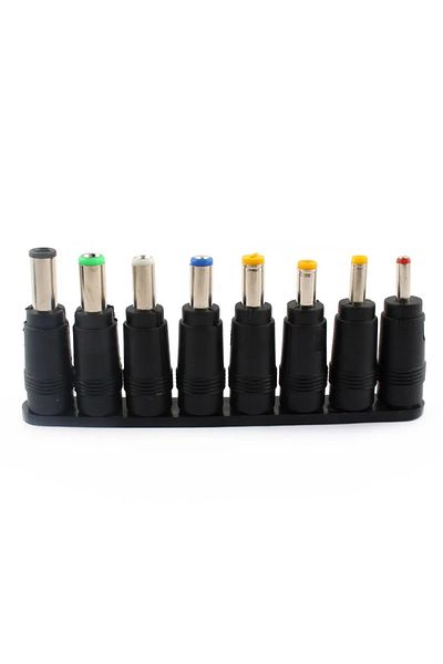 Choice 8pcs-set 8pcs Ac Dc 5.5x 2.1 Mm Female Jack Plug Adapter Connectors To 6.3 6.0 5.5 4.8 4.0 3.5mm 2.5