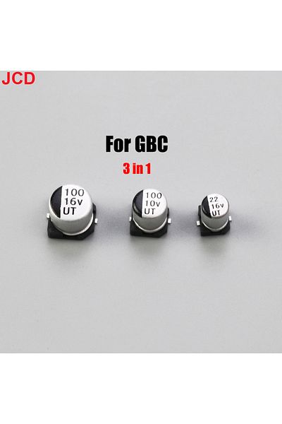 JCD C Mainboard Capacitor For Gba Gbp Gbc For Gameboy Pock Et For Gba Gbc Gbp Gba Sp Gbl Color Moth.
