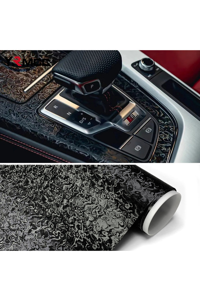 Choice 30 سم × 150 سم فيلم فينيل كربوني عالي الجودة للسيارة من مادة PET، ملصق...