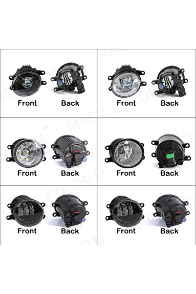Choice مصابيح ضباب تويوتا LED تناسب كورولا RAV4 كامري ياريس بريوس CHR هايلكس لكزس مصباح أمامي للسيارة نهاري...
