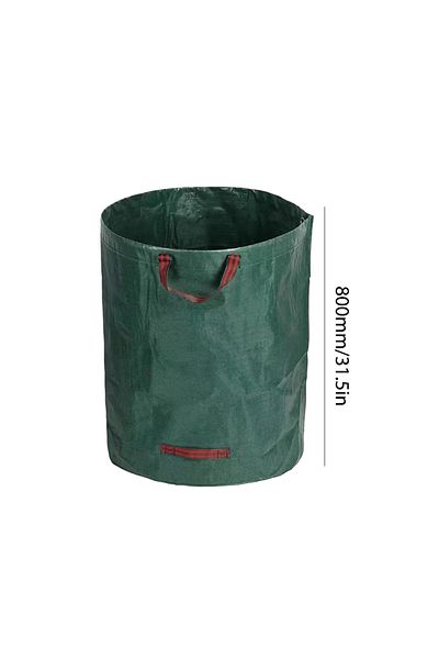 Choice 200l Garden Waste Bag 500l Large Capacity Garden Bag Reusable Waterproof Leaf Sack Weed Trash Can Co