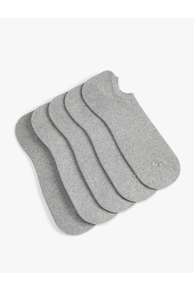 Koton Basic 5-Piece Invisible Socks Set