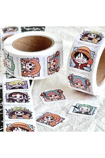 Choice 500pcs 500pcs One Piece Moving Diffuse Sticker Manual Decorative Materials Envelope Sealing Sticker